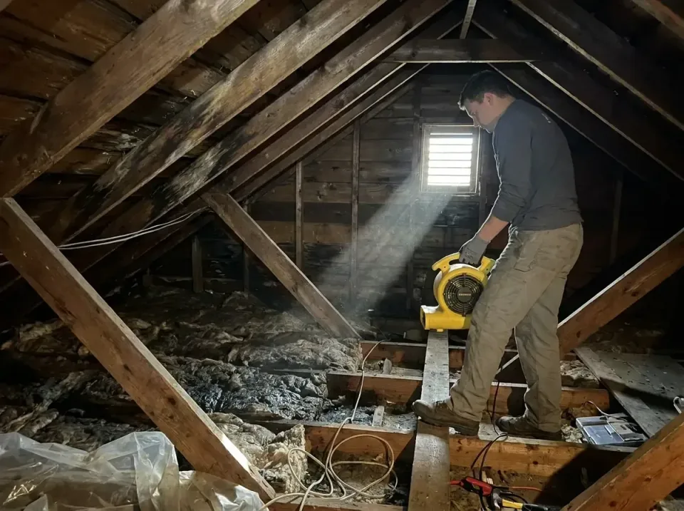 attic-water-damage-drying-proc-007 — frequently asked questions, Emergency Water Extraction & 24/7 Flood Response in William…
